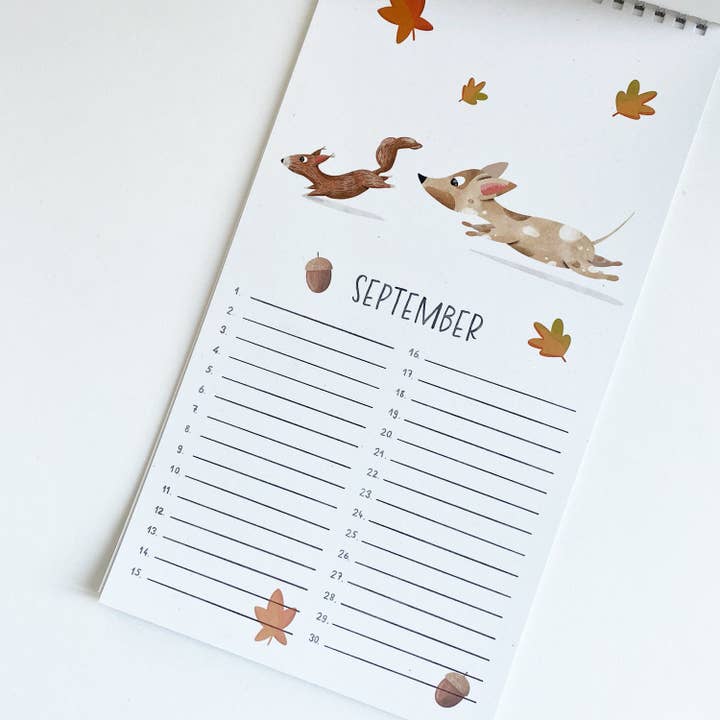 Meet Wilma - Wholesale Calendar - Timeless Dog Dachshund Birthday Calendar3