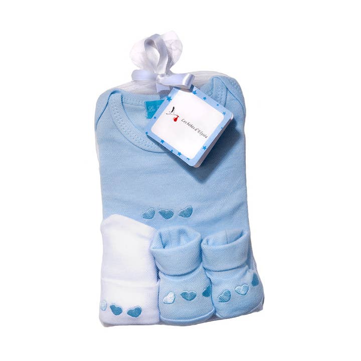 Ballotin 3 stk. lyseblå (50 Ballotins) for engroshandel hos Les Bebes d'Elysea