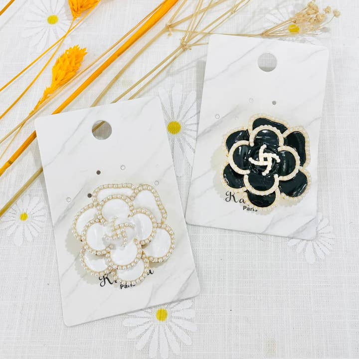 Camellia Brooch (small) for wholesale by KALISTA