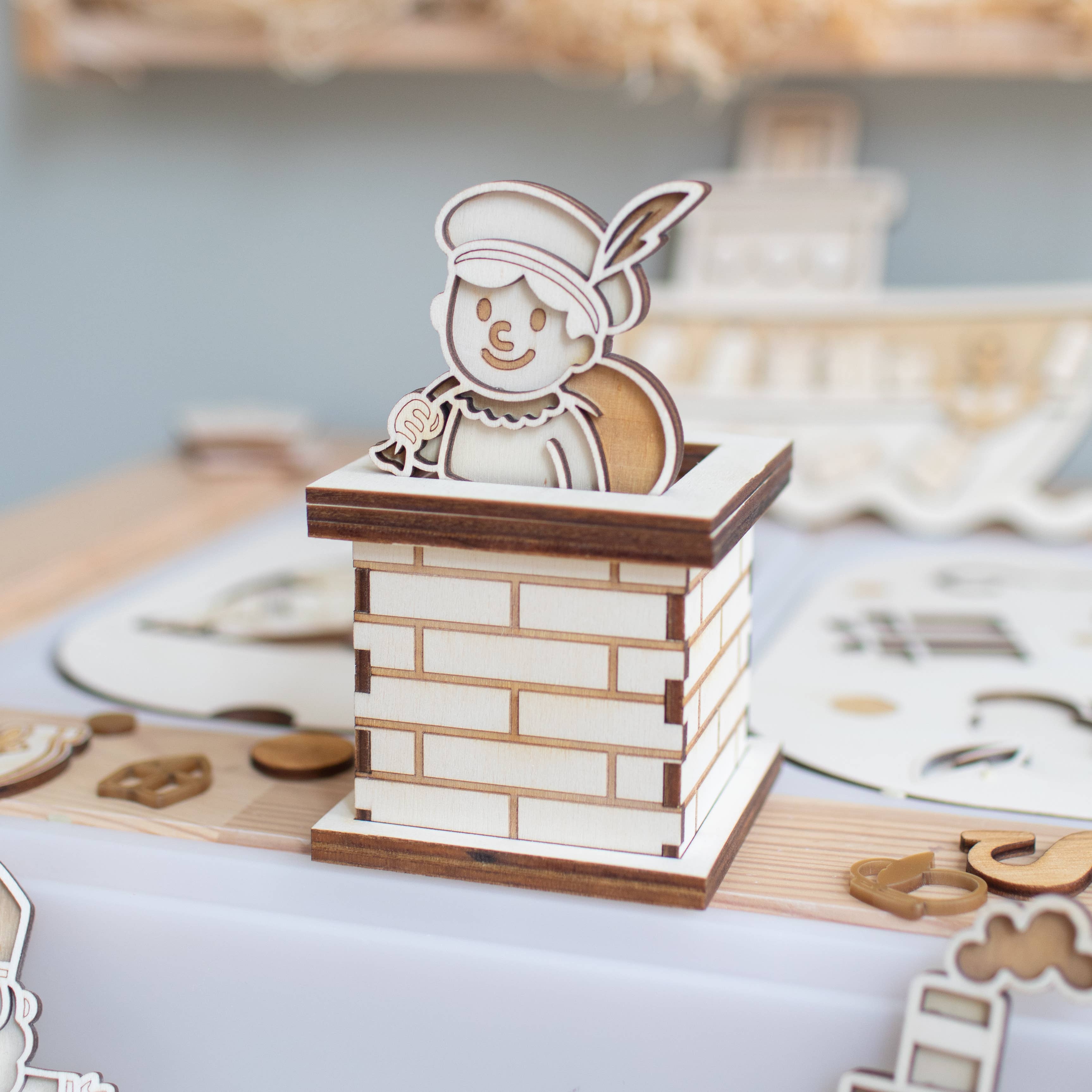 Studio de Rijk - Vendita all'ingrosso Kit per lavoretti fai da te - Caminetto in legno - Piccolo3