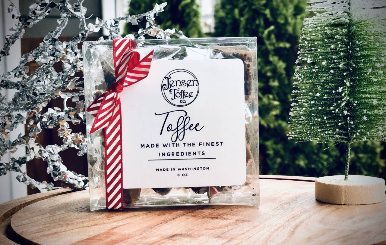 Jensen Toffee Company - Vendita all'ingrosso Toffee - Toffee al cioccolato fondente alla menta piperita3