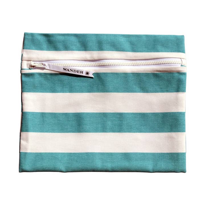 Coronado in Infinity Pool Aqua Wander Wet Bag™ for wholesale by Wander & Perch