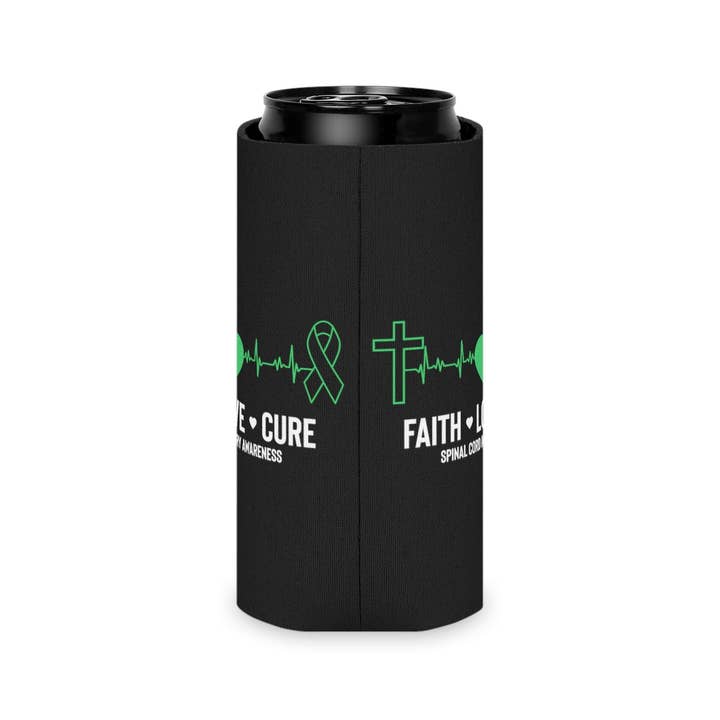 Teegarb LLC - Wholesale Drink Huggers & Koozies - Beer Can Cooler Sleeve Hilarious Spinal Cord Injury Awareness Sickness Fighter Humorous Spine Column Disorders Support Enthusiast4