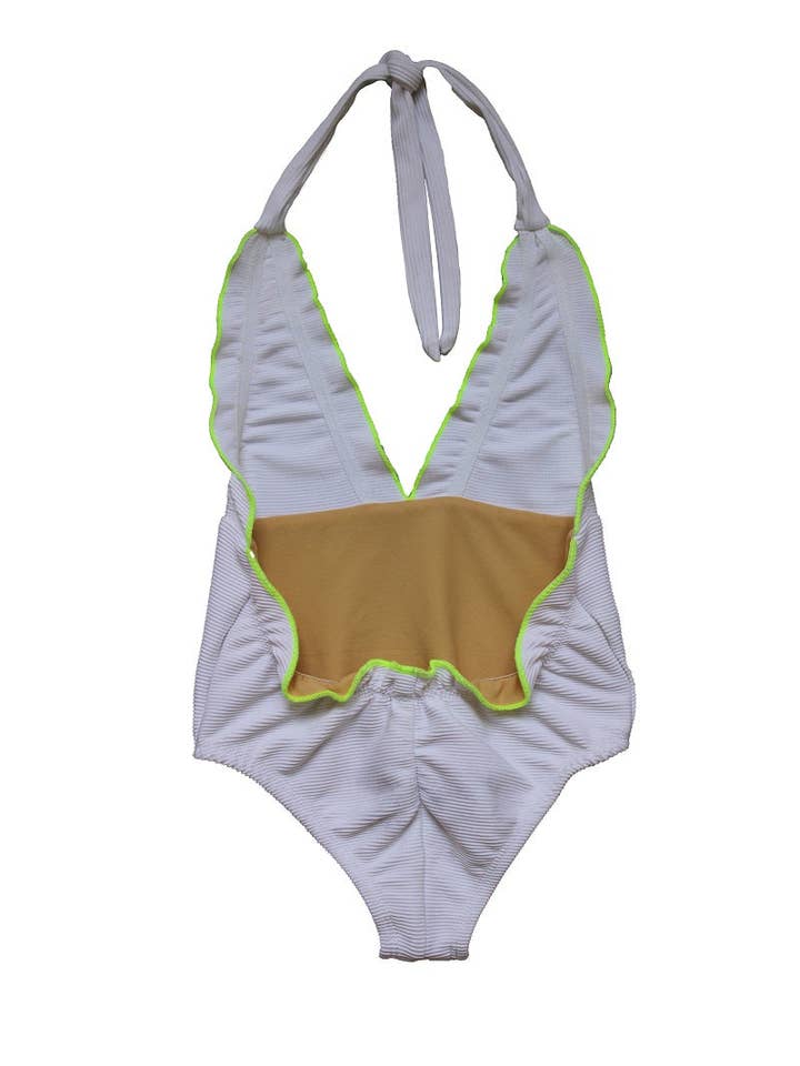 Type Swimwear - Wholesale One Piece Swimsuit - Kids - Baby Child Swimsuit with Contrasting Trim