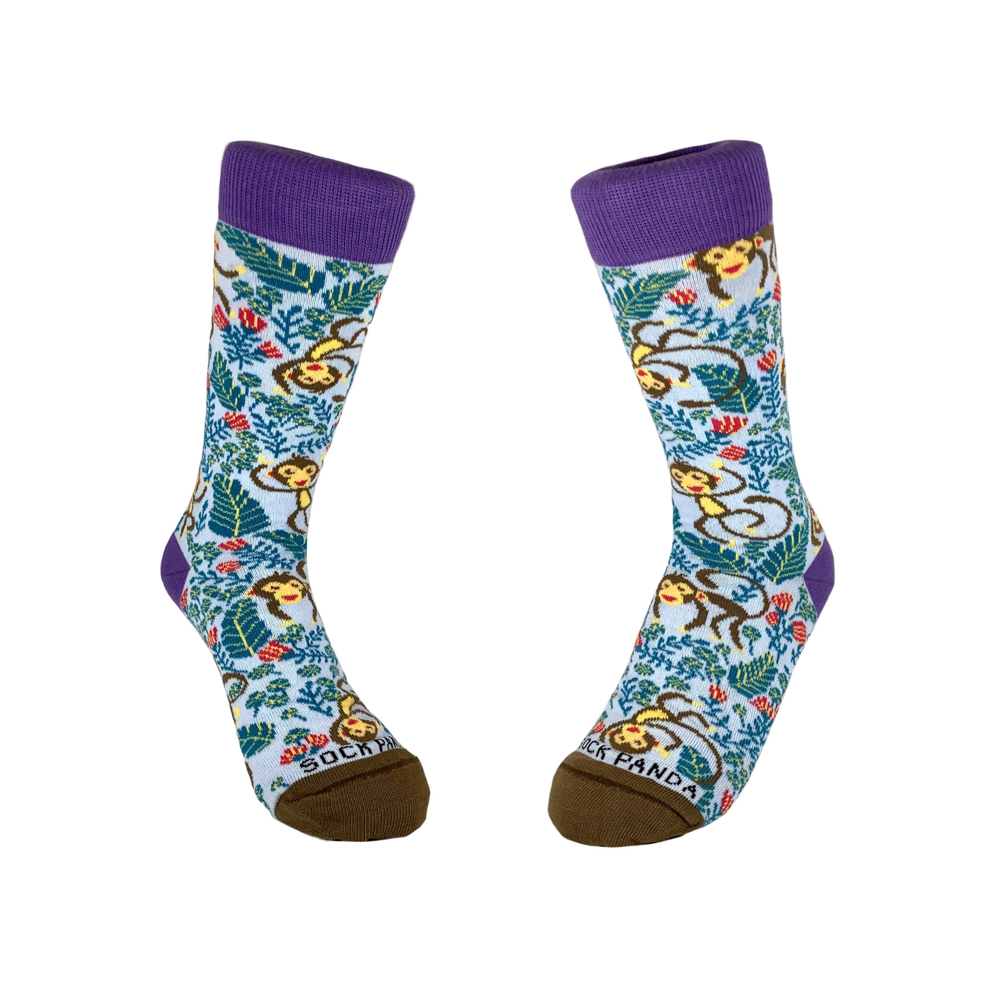 Sock Panda - Venta al por mayor Calcetines - Unisex - Calcetines Monkey Playing de Sock Panda (adulto pequeño)1