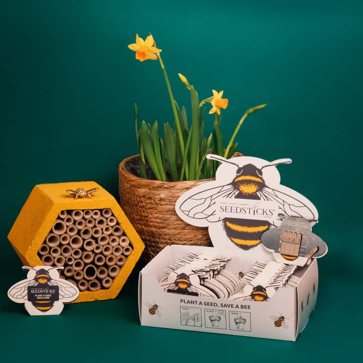 Seedsticks® – wholesale Plant seeds – Bee Seedsticks® Display Box6