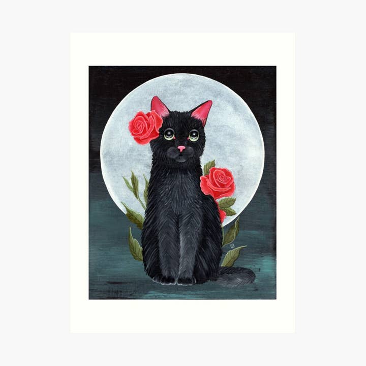 Impression d'art Rising Moon pour la vente par The Art of Lea Barozzi