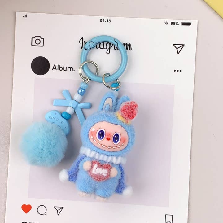 Lilyrosy(Duty free) - Wholesale Keychain - Women's - Labubu Hot-Selling Cute Keychain for Girls,Car Key Accessory2