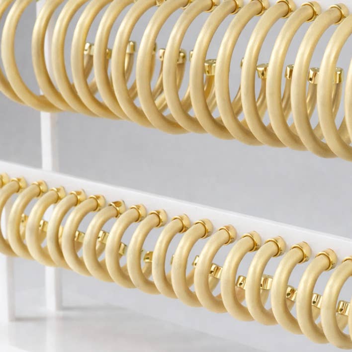 Hoops - Brushed Gold for wholesale by Hoo Hoops