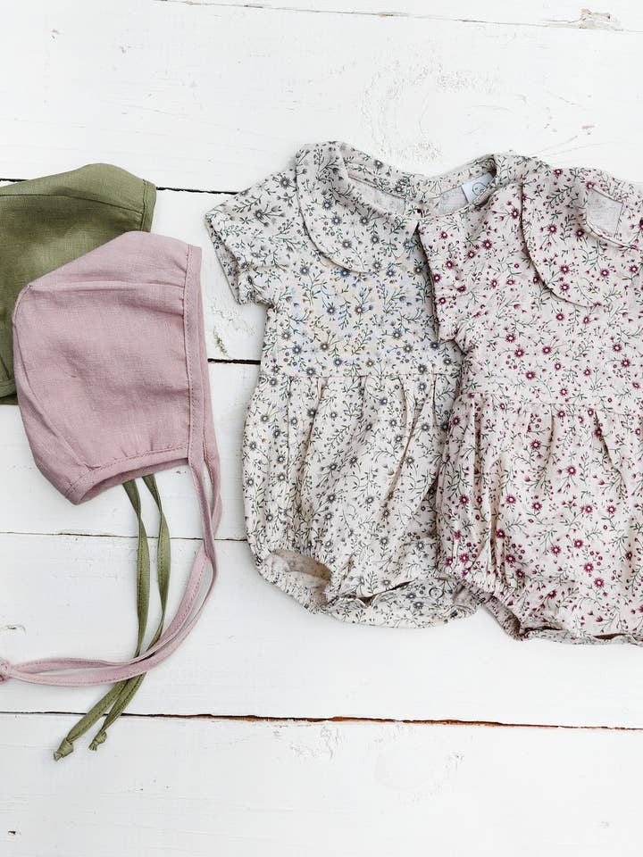 Gorro Floral Reversible para venta al por mayor de OLIVE & CRADLE