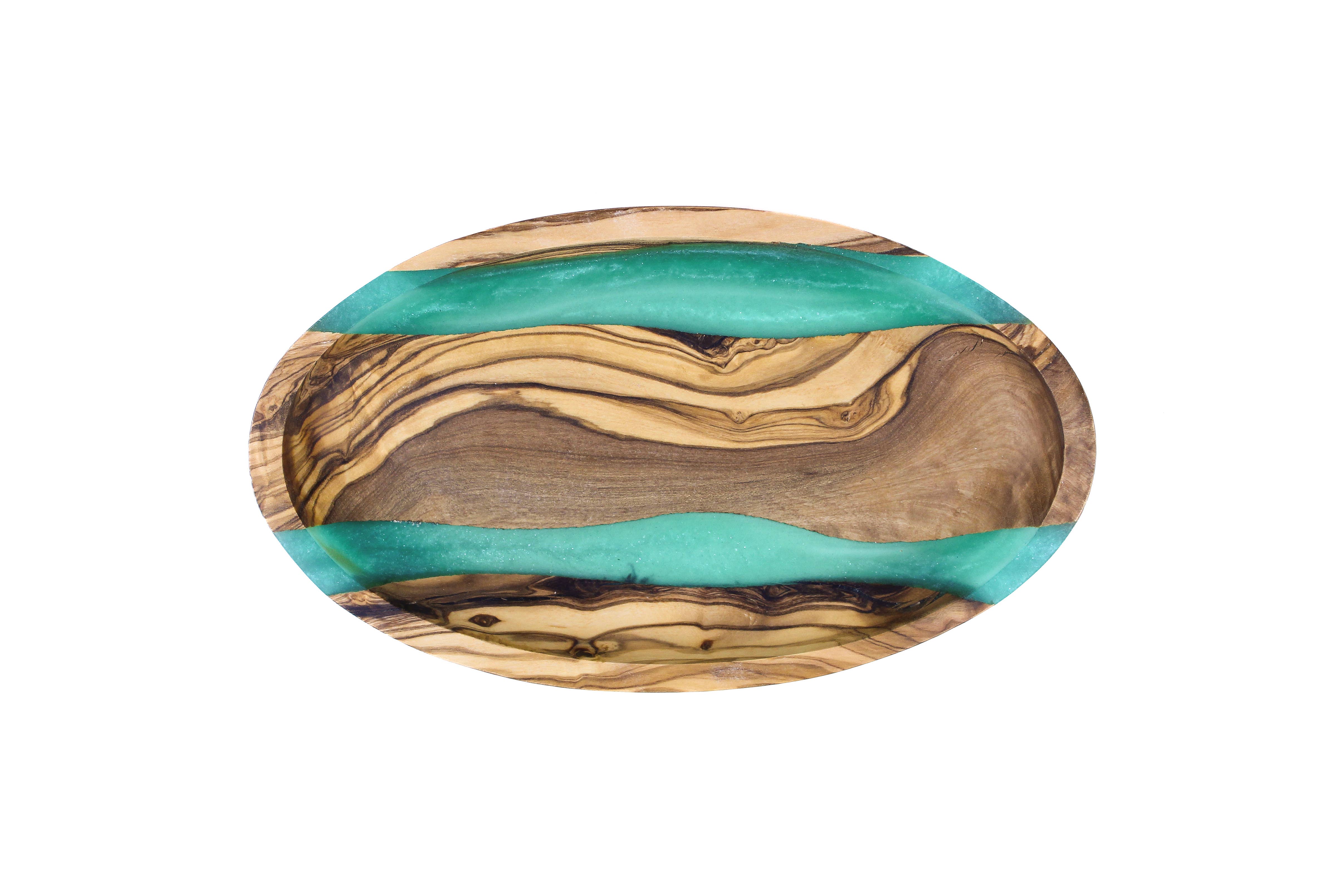 Natural OliveWood - Wholesale Condiment/Dip Bowl - Olive Wood Resin Dipping Dish6
