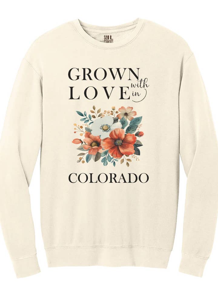 Colorado Wildflower Sweater voor wholesale door Soil Comforts