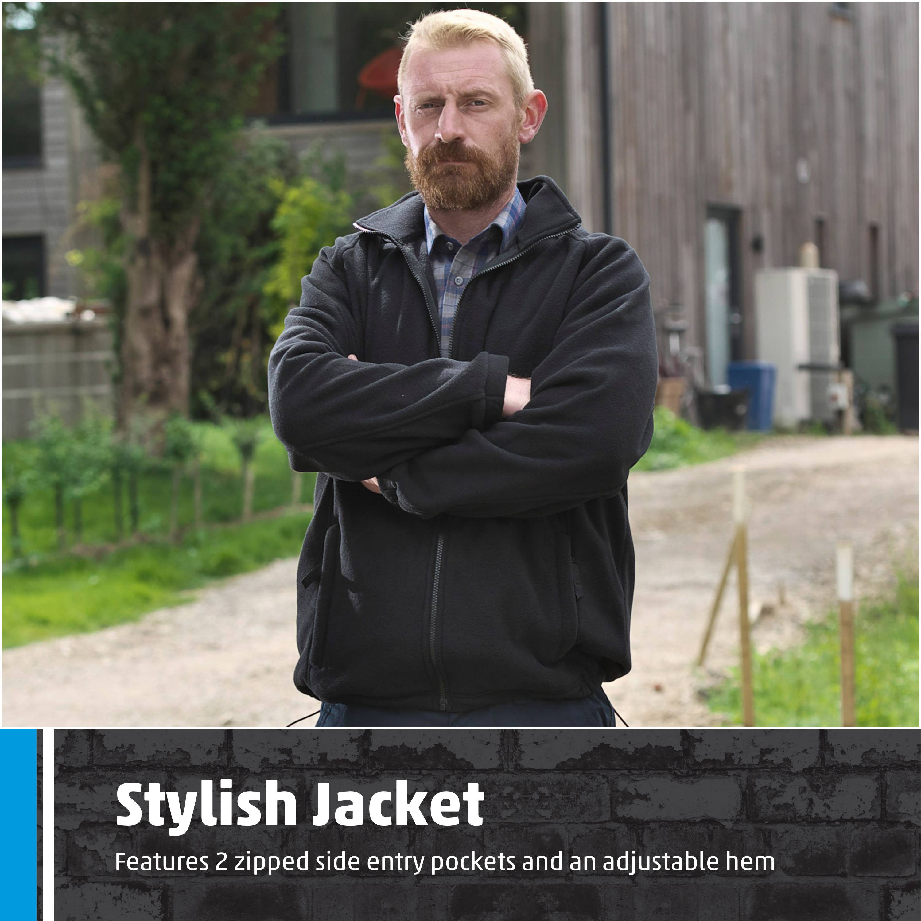 TuffStuff Workwear – wholesale Fleece – Men′s – Fort Melrose Jacket, Fleece Jacket Full Zip, 100% Polyester5