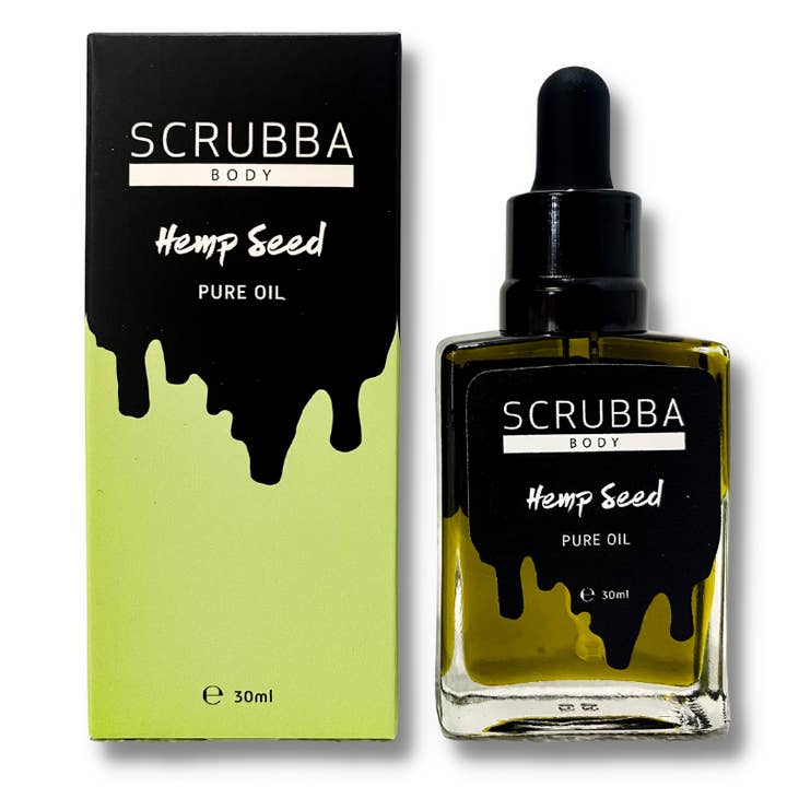 Pure Hemp Seed Oil for wholesale by Scrubba Body