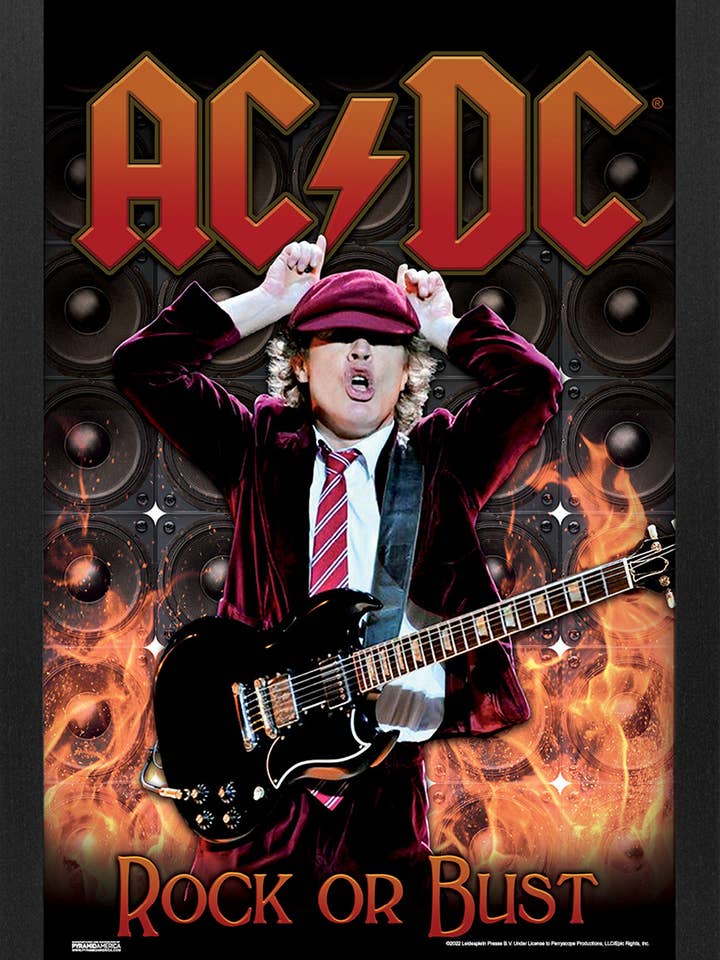 AC/DC - Rock or Bust Live Framed Print for wholesale by Pyramid America