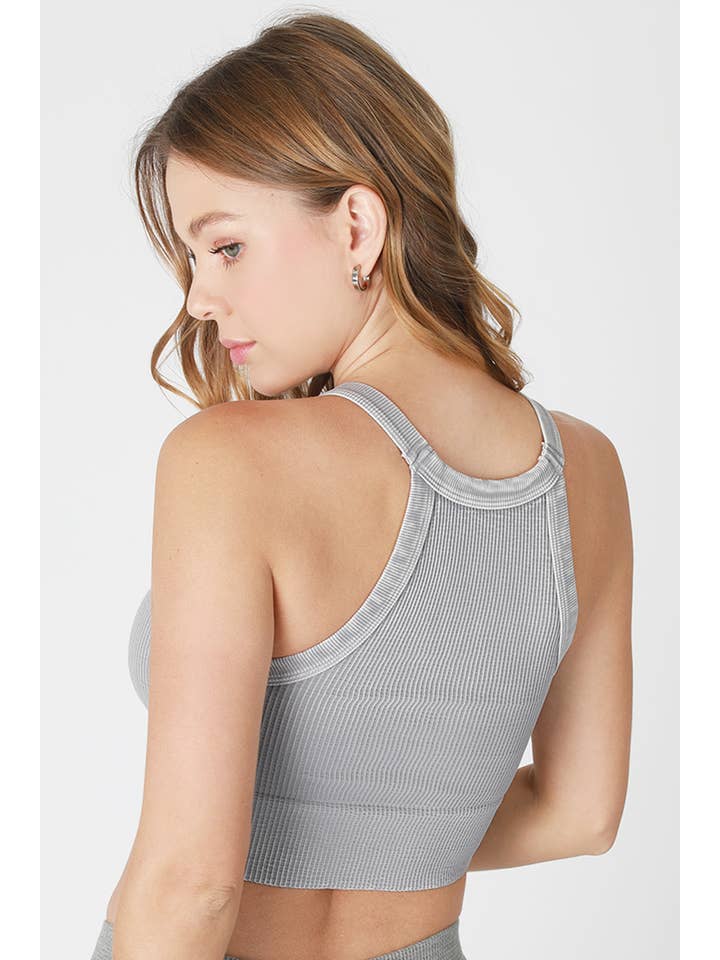 NIKIBIKI - Wholesale Knit Top - Women's - NS8307- Vintage High Neck Crop Top9