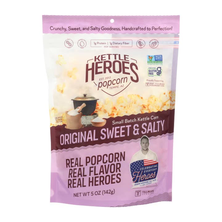 Kettle Heroes Artisan Popcorn - Wholesale Popcorn - Sweet & Salty Kettle Corn