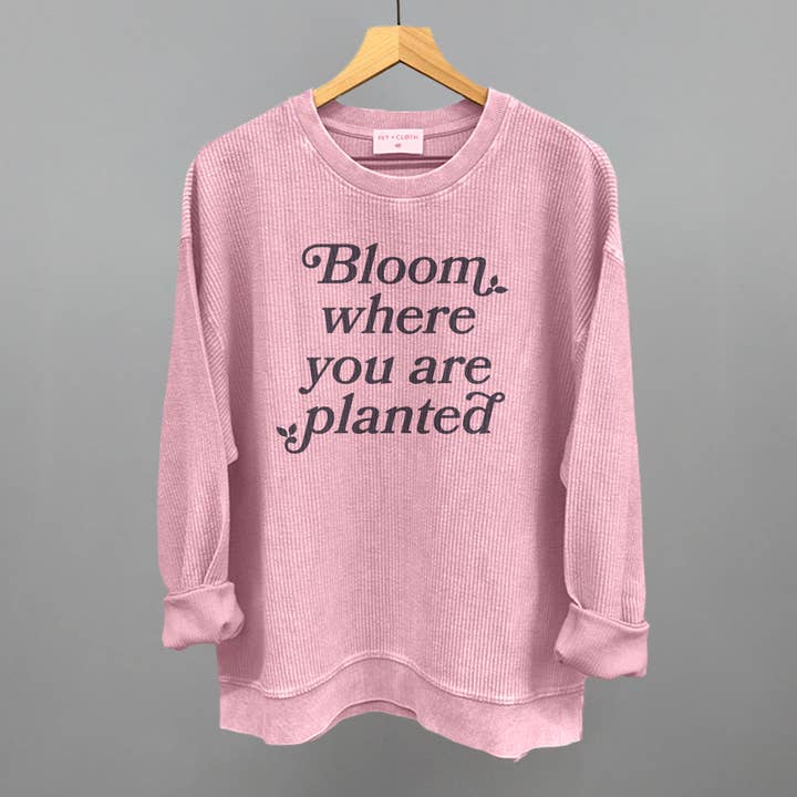 Ivy + Cloth - Wholesale Screen Printed T-Shirt - Women's - Bloom Where You Are Planted9
