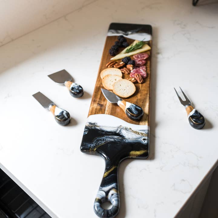 Lynn & Liana Designs - Wholesale Cheese Spreader - Resin Coated Cheese Knife Set - Set of 4 - NO TARIFFS!17