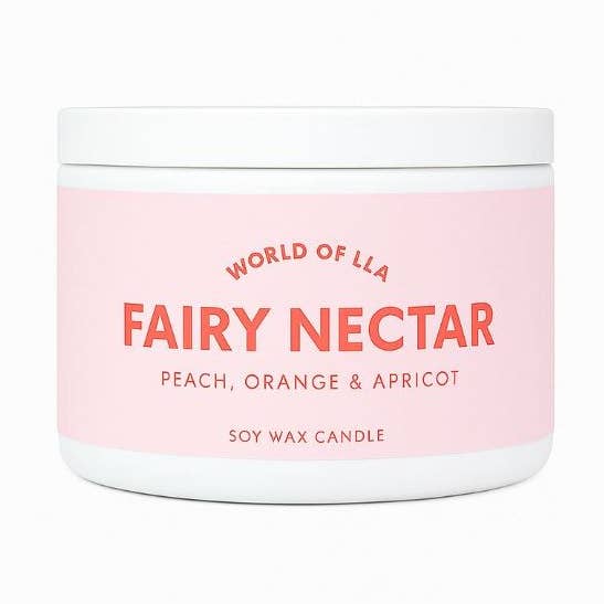 World of LLA - Wholesale Jar/Filled Candle - Fairy Nectar | Peach, Orange & Apricot0