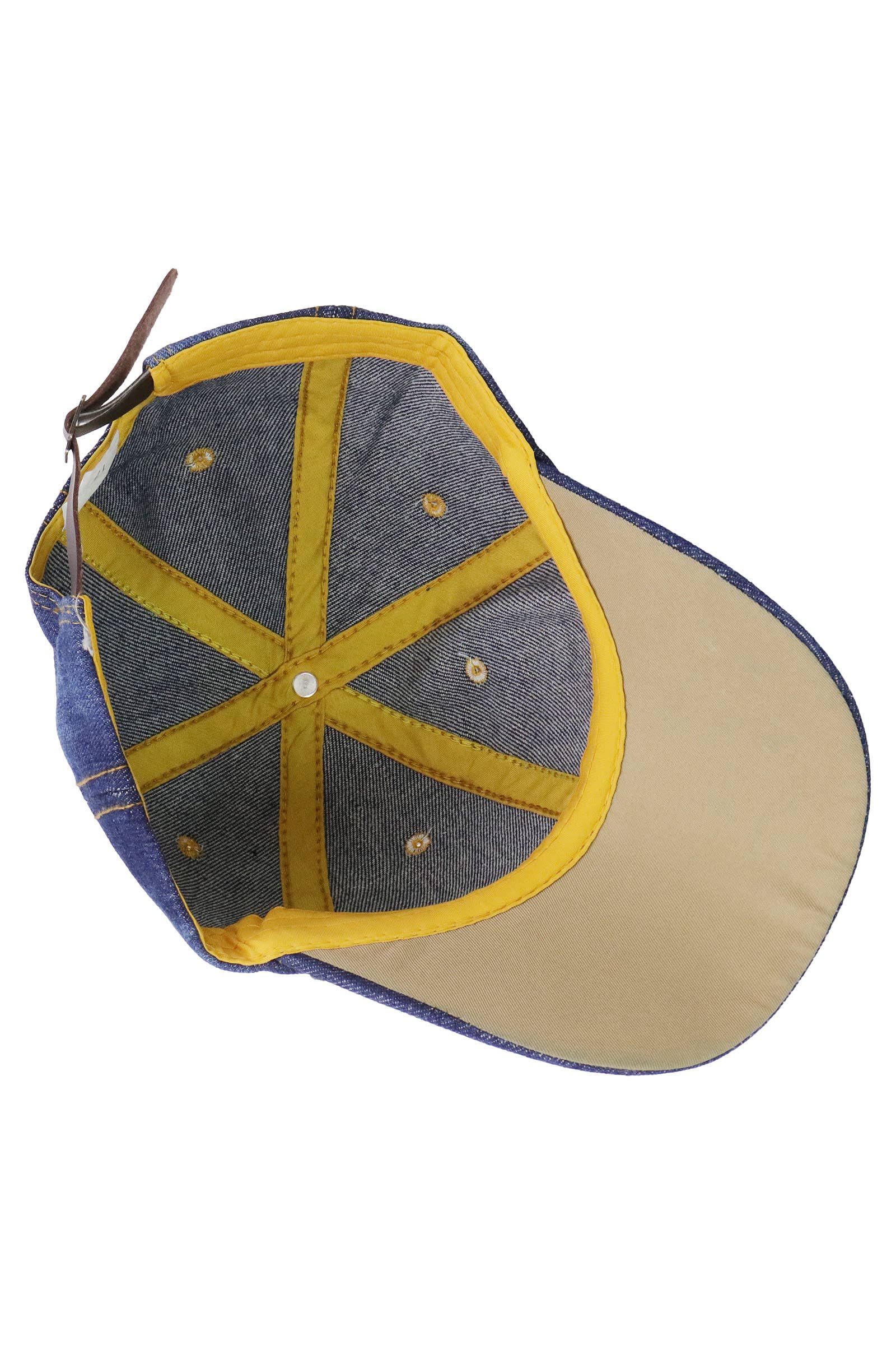 Cap Zone - Wholesale Baseball Cap - Women's - American Flag Bling Patch Denim Baseball Cap13