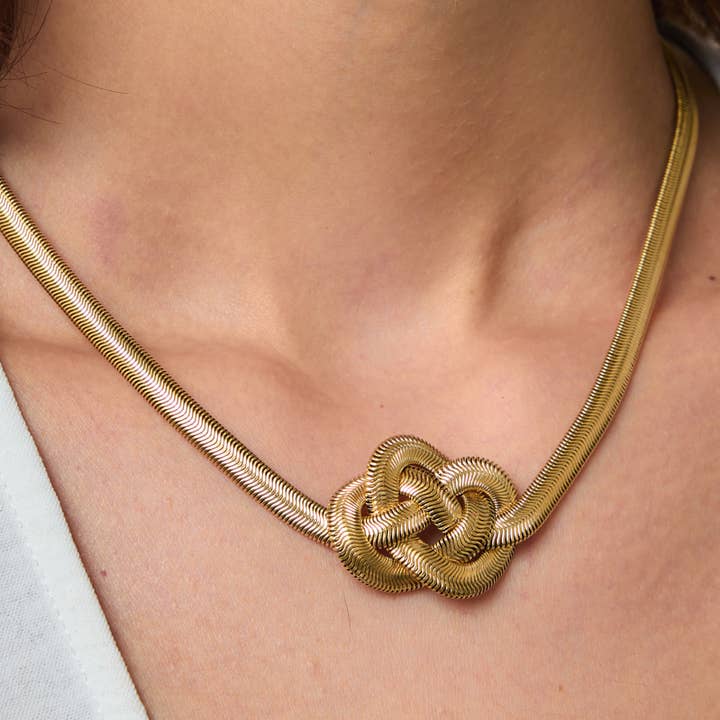 BYREN | ÉLINE L'ATELIER - Wholesale Pendant/Charm Necklace - 224AQ75 stainless steel necklace3