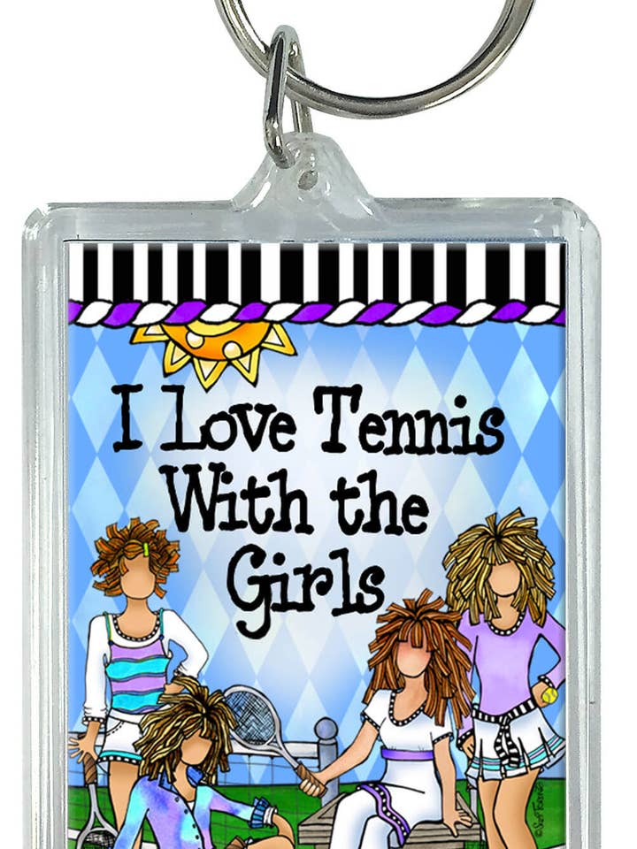 Tenis con las niñas llavero para venta al por mayor de Suzy Toronto Wholesale