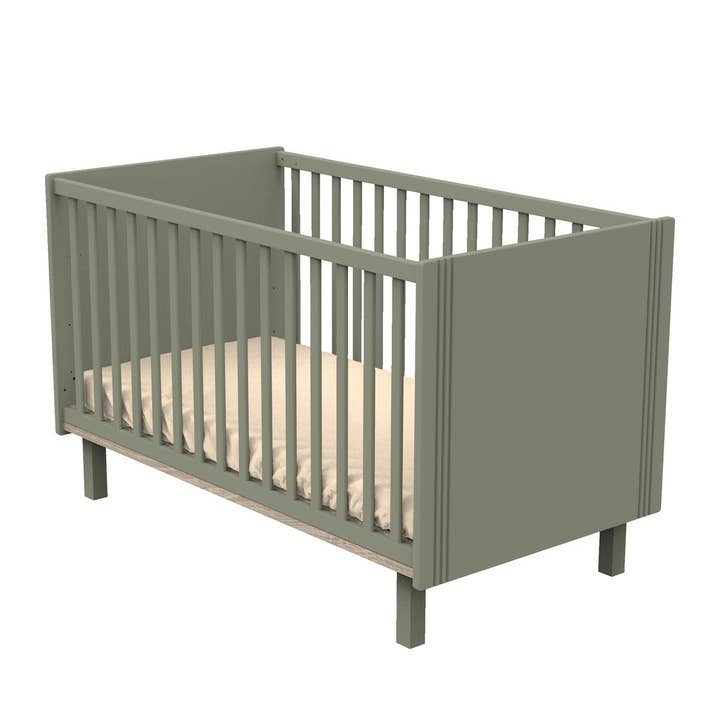 LITTLE BIG BED 140x70 ELEONORE KAKI pour la vente par Sauthon