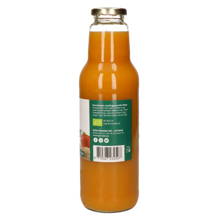 Go Now - Venta al por mayor Zumos/tónicos saludables - Mandarina-Jengibre 750ml | Chupito de Jengibre | Jugo de Jengibre | Jengibre