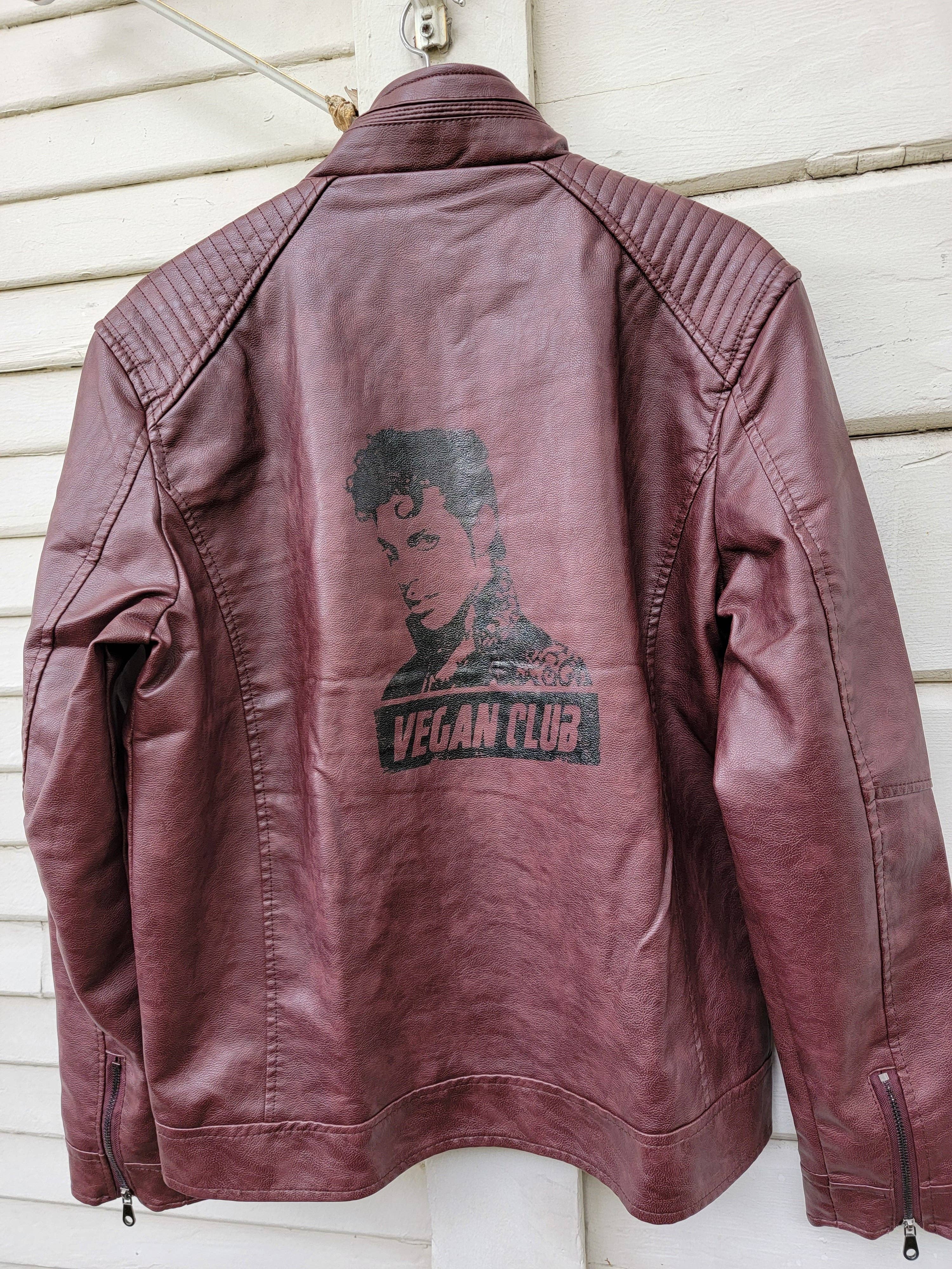 Vegan Club - Wholesale Leather Jacket - Men's - Men's Faux Leather Jacket Vegan Club Prince1