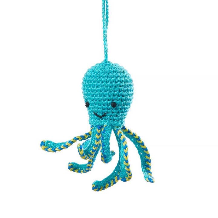 Octopus Crocheted Ornament for wholesale by SERRV International