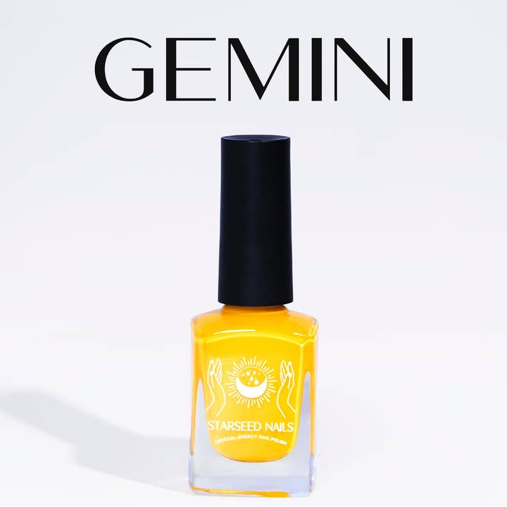 Vernis à ongles Gemini 1 DOUZAINE de vernis infusé en cristal pour la vente par Starseed Nails