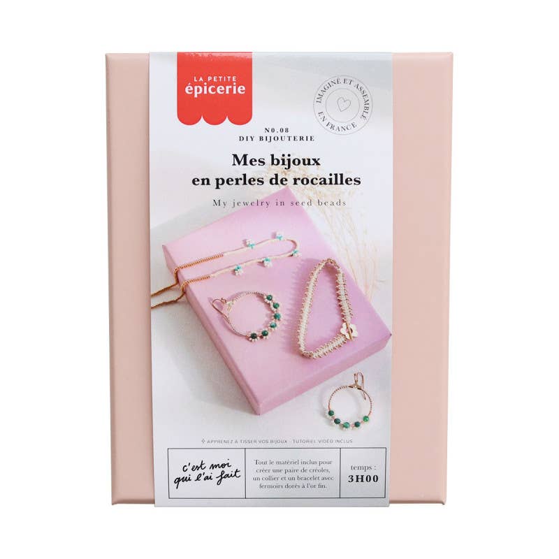 La Petite Épicerie - Wholesale DIY Jewelry - Kids - MKMI kit - My rock pearl jewelry - Green1