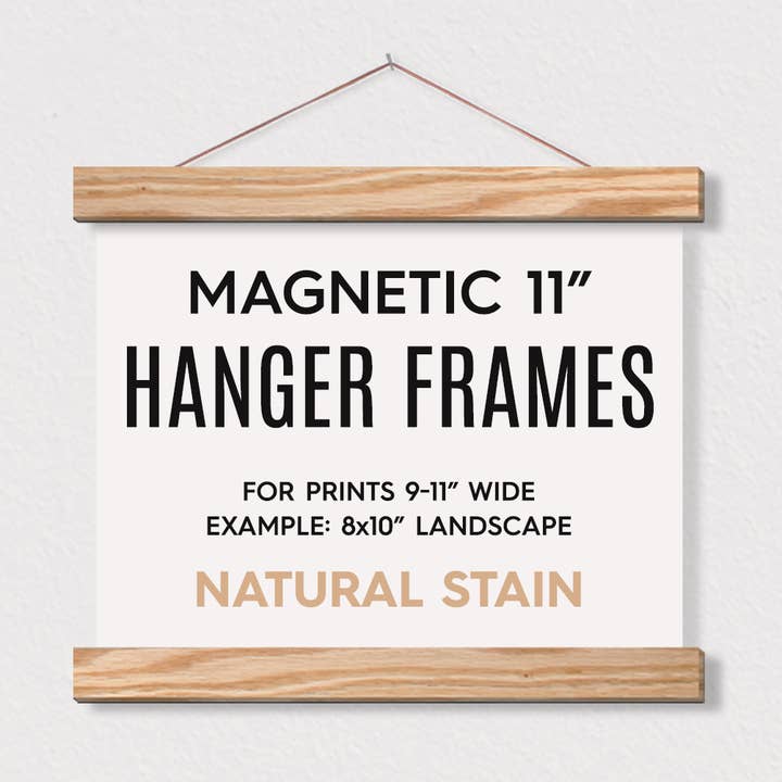 Hanger Frames - Venta al por mayor Marcos de fotos - Marco magnético para póster de 11" para impresión horizontal de 8 x 10 cm0