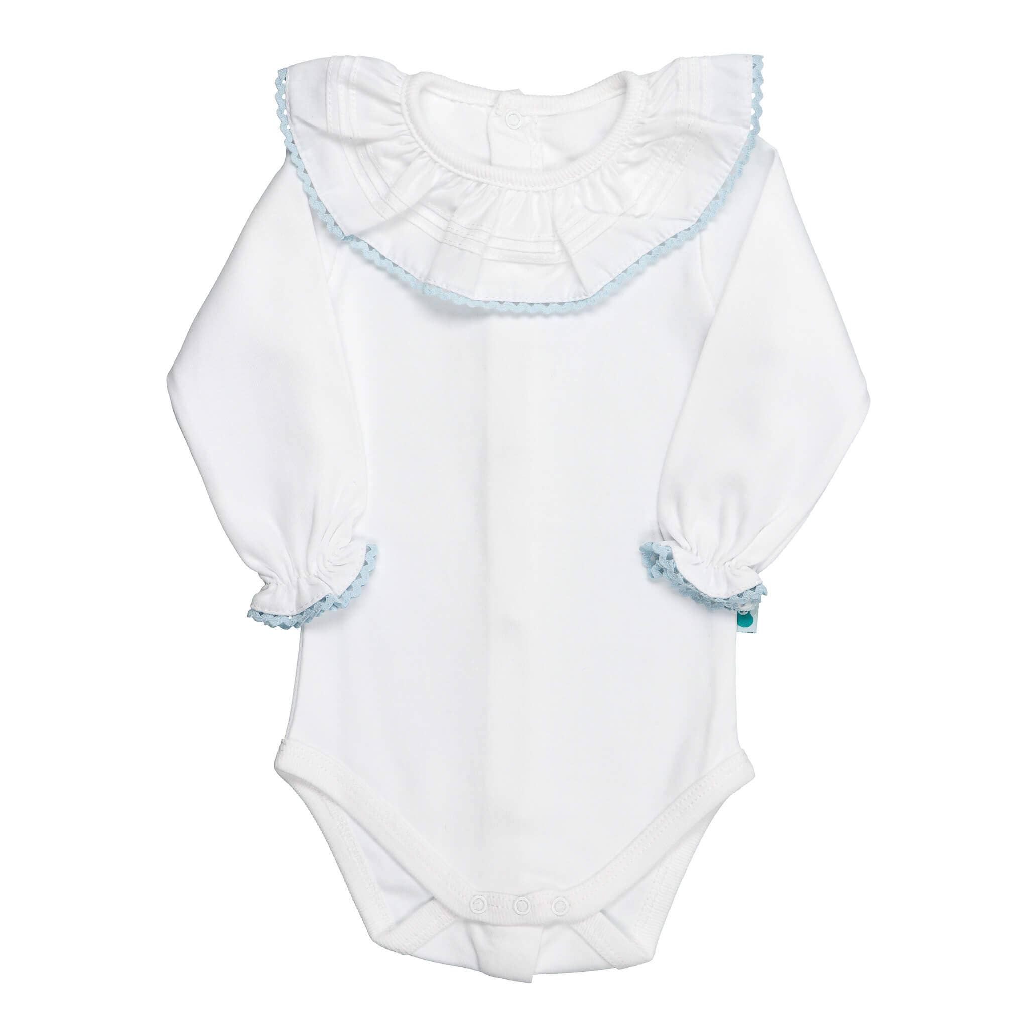 Bean Baby Clothes - Wholesale Bodysuit (Non-Footed) - Baby - Cotton Baby Bodysuit Onesie with Greek Lace Collar20