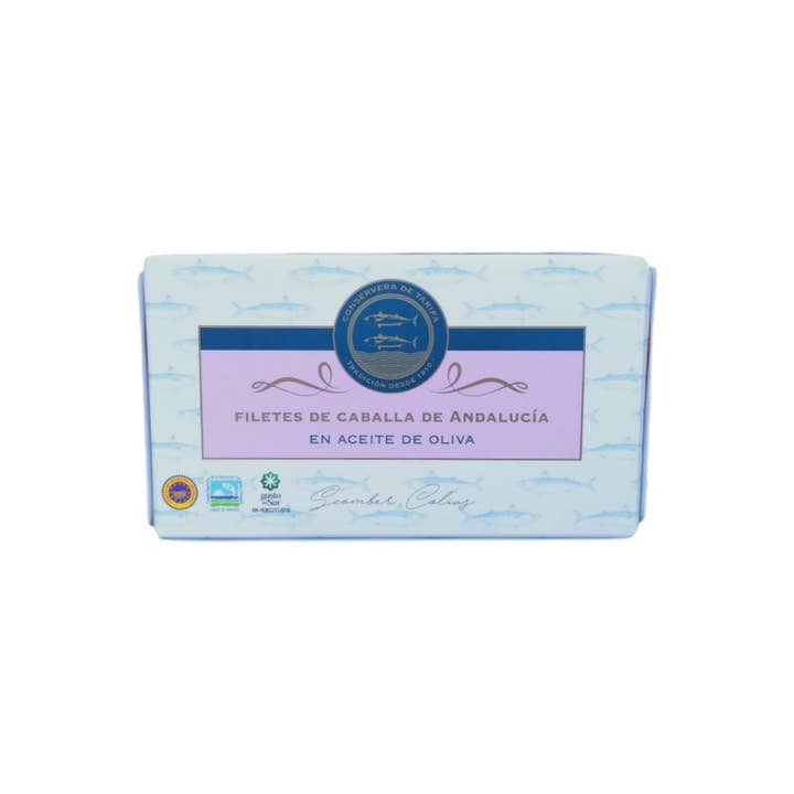 Mackerel Fillets in Olive Oil, Conservera de Tarifa for wholesale by Made in Spain