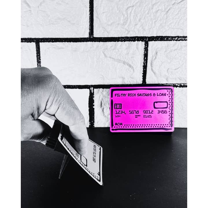 Everyday Objects - Wholesale Sink Strainer/Stopper - Swipe N Wipe Credit Card Kitchen Squeegee (Dad - Blue)8