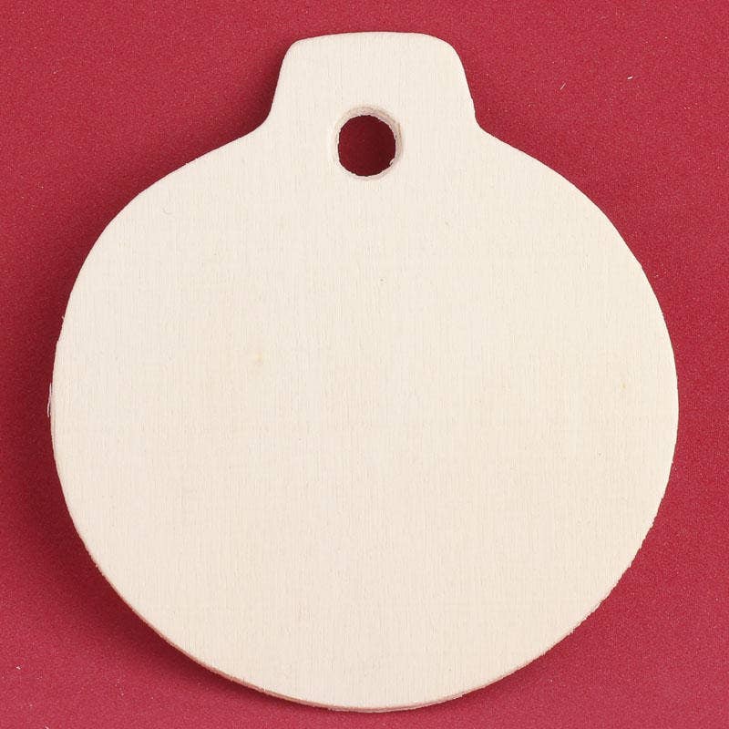 Factory Direct Craft - Wholesale Cutouts - 4" Unfinished Wood Ornament Cutout5