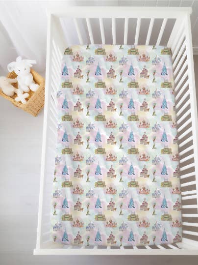 FERMETURE** Drap de Berceau Il Était une Fois un Rêve pour la vente par Judy rue designs