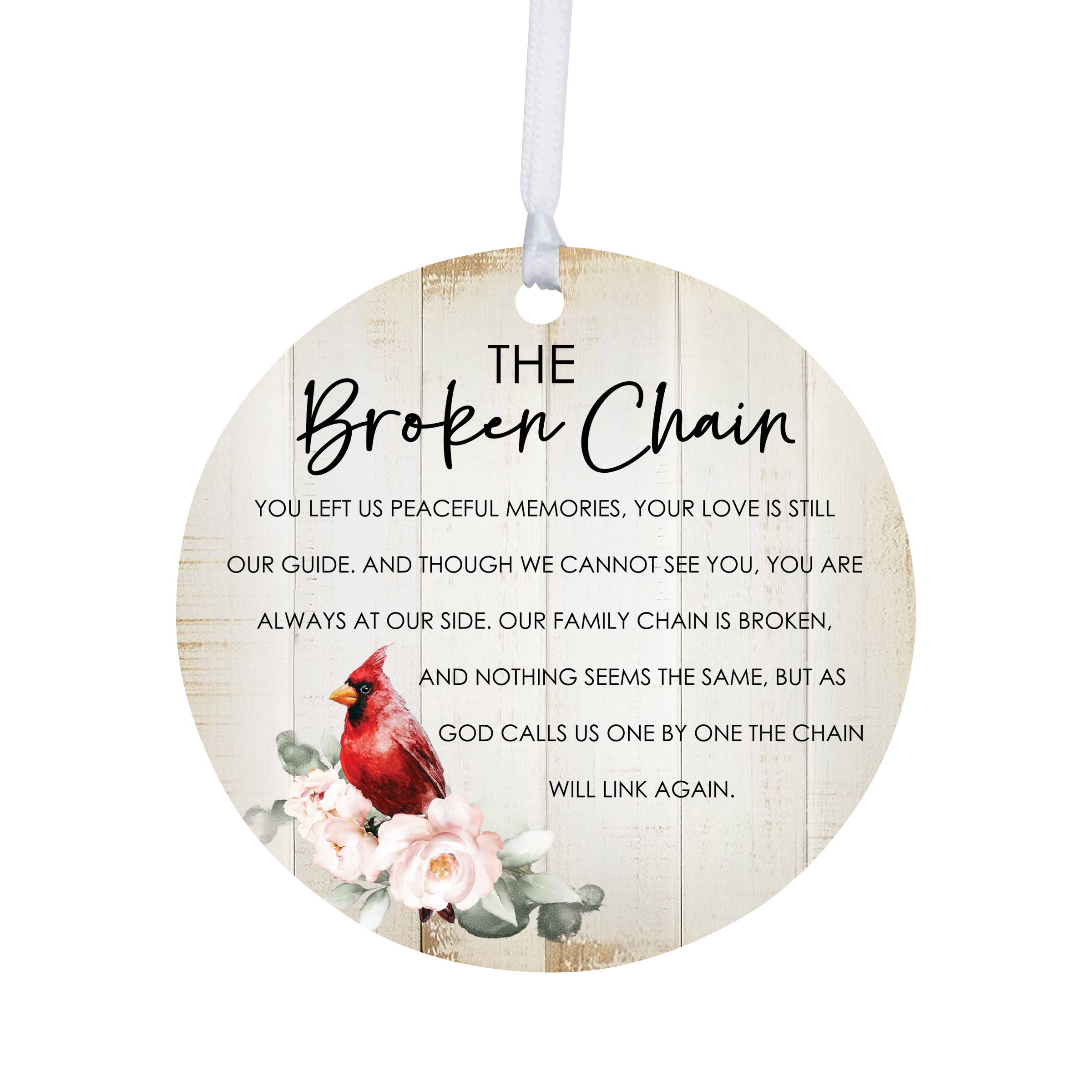 LifeSong Milestones - Wholesale Ornament - Cardinal Christmas Remembrance: The Broken Chain Ornament