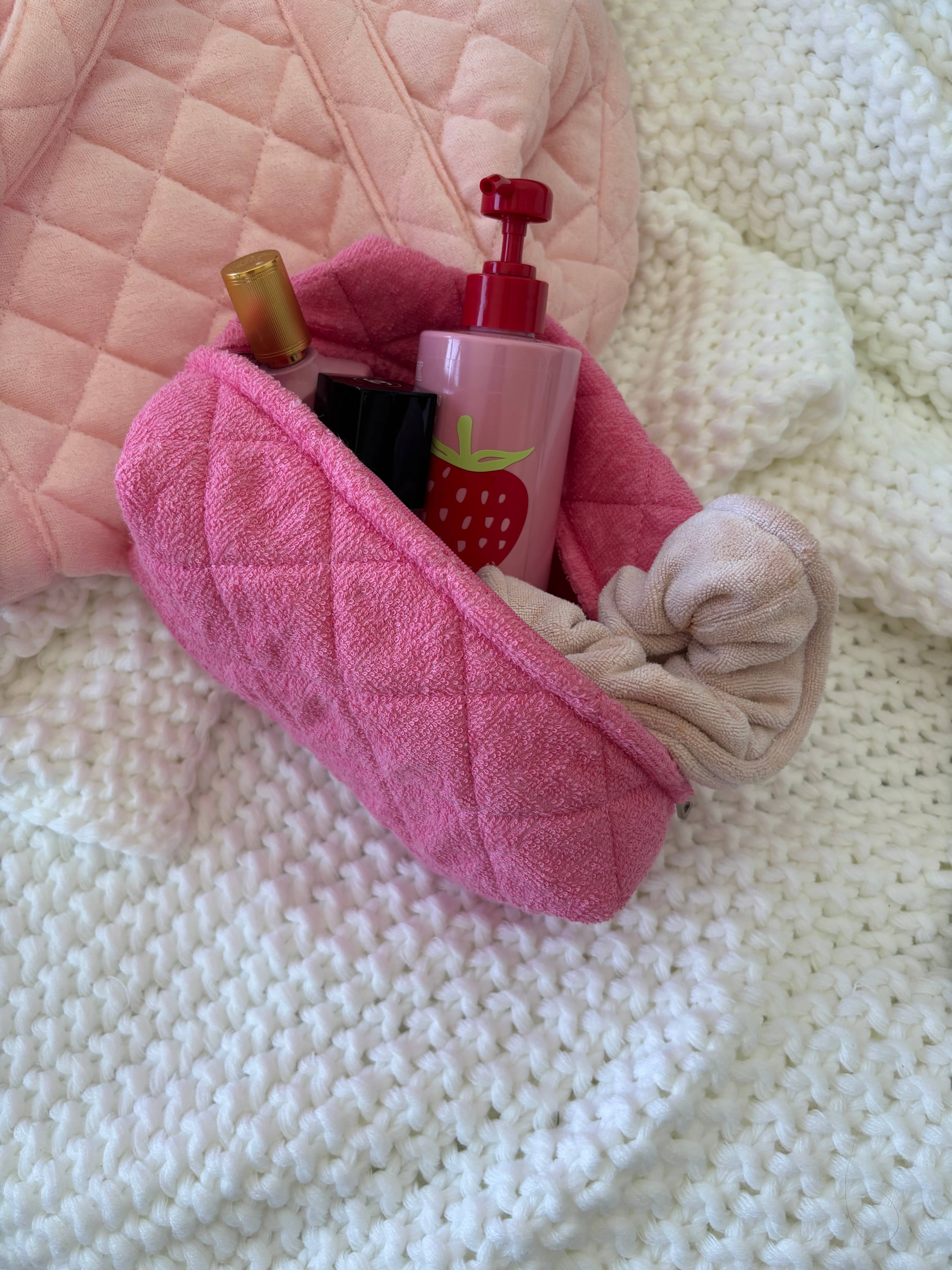 LoveLina - Wholesale Makeup/Cosmetic Bag - QUILTED MAKE UP BAG TOILETRY BAG (TERRY REG NEW)8