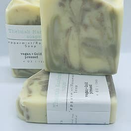 Peppermint and Rosemary Bar Soap for wholesale by Thelmahhandcraft