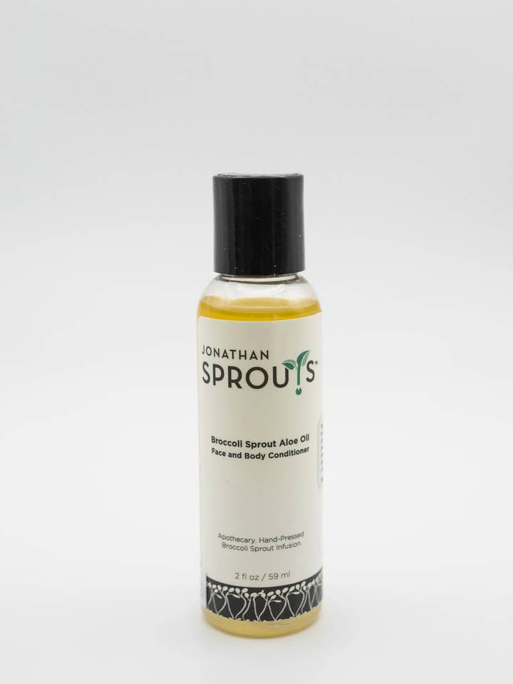 Broccoli Sprout Aloe Oil for wholesale by Jonathan Sprouts