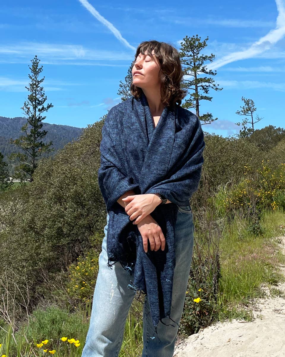 Zig Zag Asian Collection - Vente Écharpe – femme - Châle tissé brossé1