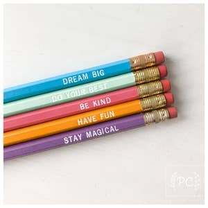 Pastel Funny Teacher Pencils