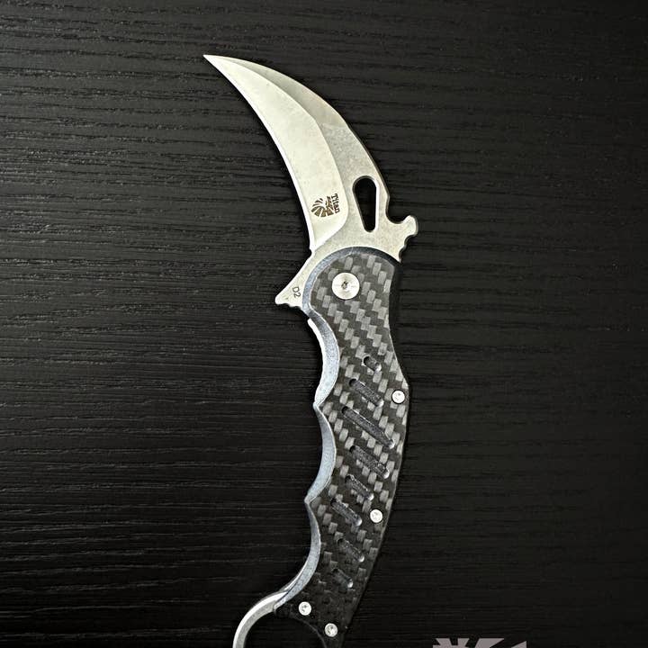 Titan International - Wholesale Pocket Knife/Holder - Titan Black Serpent / Karambit / Pocket Knife - TK-1301