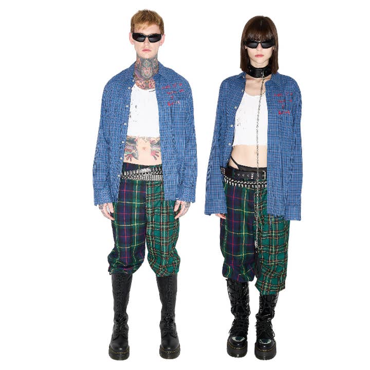 Chemise Lyric bleue pour la vente par Come On