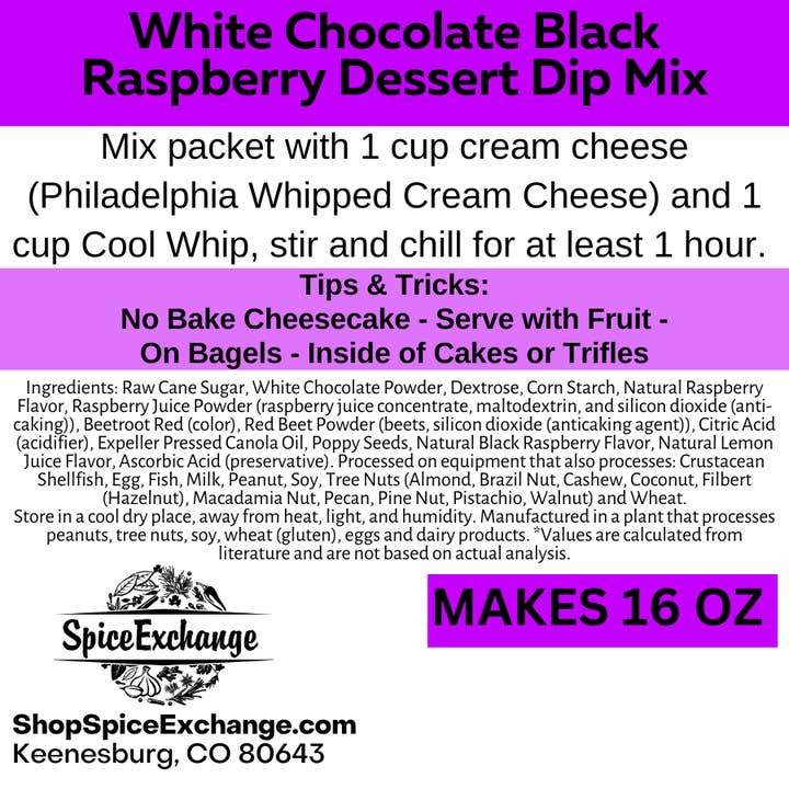 Spice Exchange - Wholesale Backpack - Unisex - Spice Exchange - Dessert Dip Starter Pack 3612