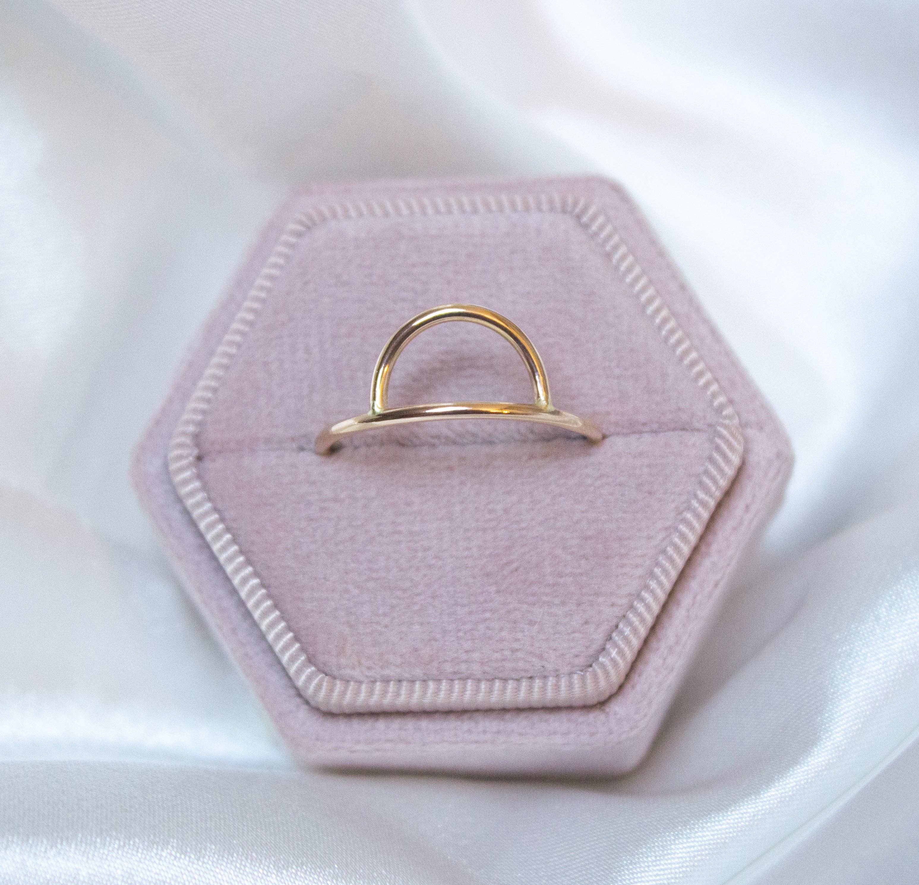 Hope Noel Jewelry - Wholesale Band/Stacked Ring - Short Arch Ring2