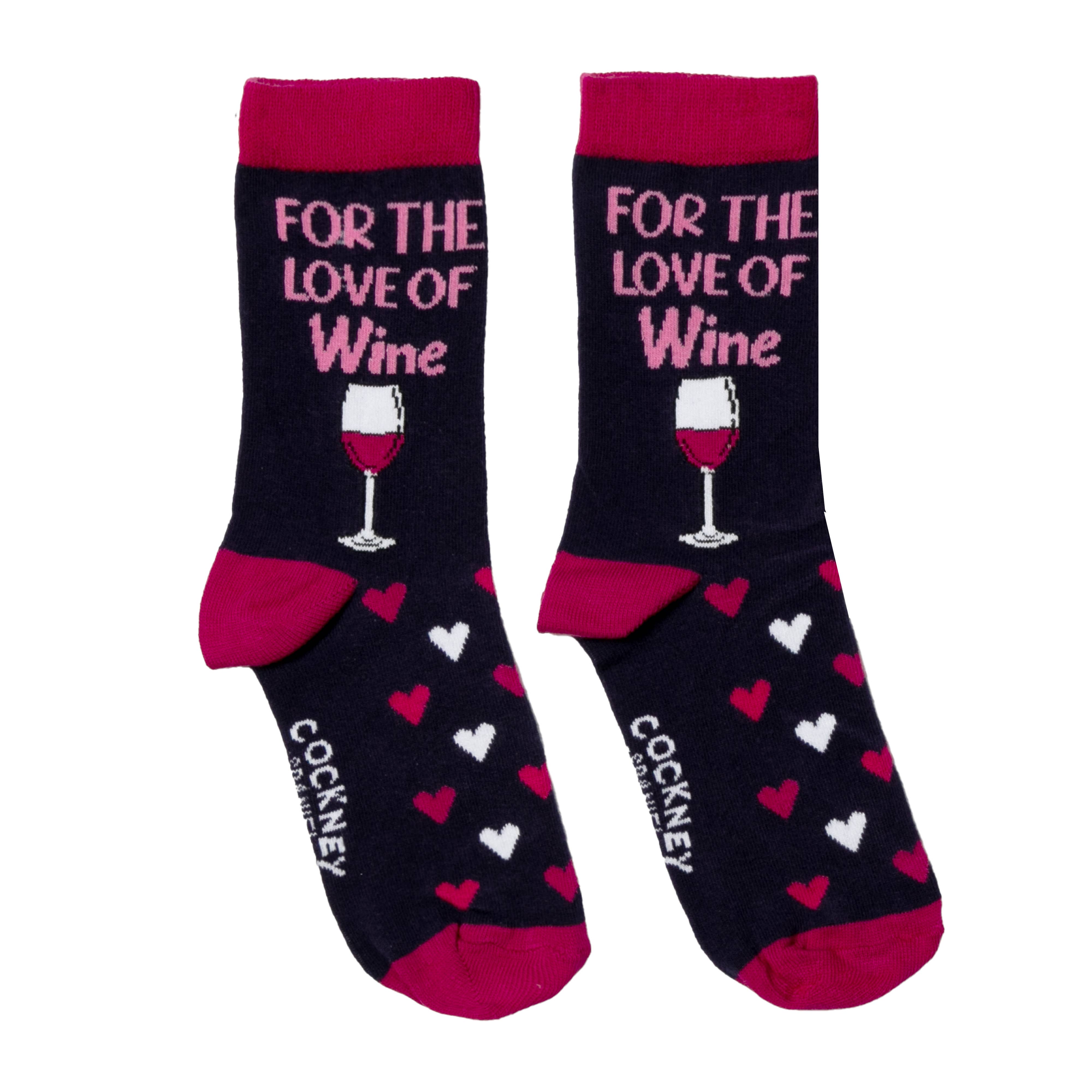 Sock Academy – Großhandel Socken – Damen – Wine Socks – 3 Paar passende Socken | Cockney Spaniel4